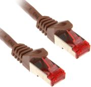 inline patch cable s ftp cat6 rj45 5m brown photo