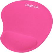 logilink id0027p mousepad with gel wrist rest pink photo