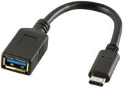logilink cu0098 usb 31 gen1 type c male to usb 31 gen1 type a female adapter 015m black photo