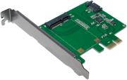 logilink pc0077 pci express card 1x msata ssd 1x sata hdd slot photo