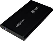 logilink ua0106 25 sata hdd enclosure usb 30 aluminium black photo