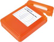 logilink ua0133o hard cover protection box for 1x 35 hdd orange photo