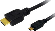 logilink ch0032 hdmi to micro hdmi high speed with ethernet v14 cable 2m black photo
