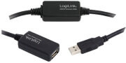 logilink ua0146 usb 20 active repeater cable usb a male usb a female 20m black photo