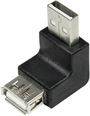 logilink au0025 usb 20 adapter am af 90 slewable black photo