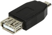 logilink au0029 usb 20 adapter micro b male to usb a female black photo