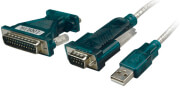 logilink ua0042a usb 20 to serial adapter with 9 pin female to 25 pin male adapter photo
