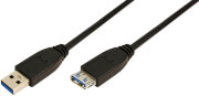 logilink cu0042 usb 30 extension cable am to af 2m black photo