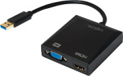 logilink ua0234 usb 30 to vga hdmi combo adapter photo