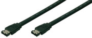 logilink cs0010 e sata cable with clip 2x male 075m black photo