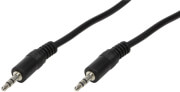 logilink ca1049 audio cable 2x 35mm male stereo 1m black photo logilink ca1049 audio cable 2x 35mm male stereo 1m black photo