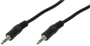 logilink ca1052 audio cable 2x 35mm male stereo 5m black photo