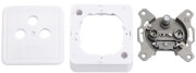 logilink ca1003 antenna wall socket for sat tv radio white photo