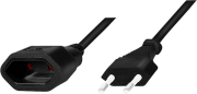logilink cp122 power cord extension euro cee 7 16 plug to socket 1m black photo