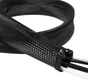 logilink kab0048 cable flexwrap with zipper 50mm 1m black photo