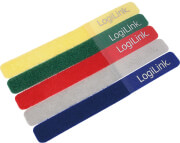 logilink kab0008 cable tie with velco 180x20mm 5pcs yellow green red grey blue photo logilink kab0008 cable tie with velco 180x20mm 5pcs yellow green red grey blue photo