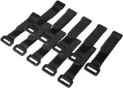 logilink kab0056 wire strap 150x20mm 10pcs black photo