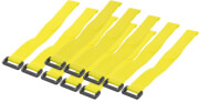 logilink kab0015 wire strap 300x20mm 10pcs yellow photo