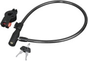 hama 178109 bicycle cable lock 65cm black photo