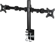 hama 95830 fullmotion monitor arm for 2 screens 26 2 arms black photo