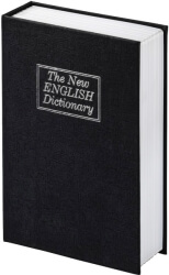 hama 50530 bs 180 book safe the new english dictionary design black photo