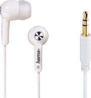 hama 184004 basic4music in ear stereo earphones white photo