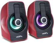 audiocore ac855r computer speakers 20 6w usb red photo