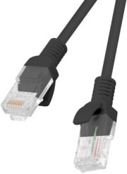 lanberg patchcord cat5e 025m black 10 pack photo