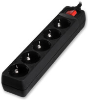 sonora psb501 power strip with 5 sockets on off switch 15m black photo