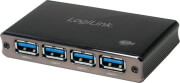 logilink ua0282 usb 30 4 port hub black photo