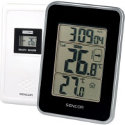 sencor sws 25 bs wireless thermometer with wireless sensor black silver photo