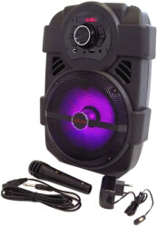 akai abts 808l multi purpose radio with bluetooth usb karaoke photo