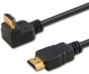 savio cl 109 hdmi m v20 cable copper angled 3m black photo