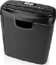 nedis pash112bka4 paper shredder 6x a4 pages 10l 190w black photo