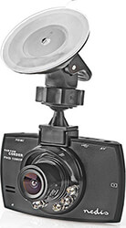 nedis dcam11bk dash cam 1080p30fps 120 mpixel with parking sensor and motion detection dark grey photo