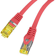 lanberg patchcord cat6a lszh cu 1m red fluke passed photo