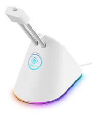 deltaco gam 044 w rgb mouse holder white photo