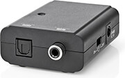 nedis acon2505bk digital audio converter 1 way digital rca female toslink female photo