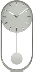 mebus 12912 grey quartz pendulum clock photo