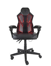 gaming chair deltaco gam 086 rgb black photo