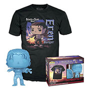 funko pop tee adult attack on titan eren jaeger with marks vinyl figure and t shirt xl photo