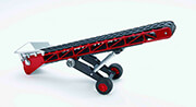 bruder conveyor belt red black photo