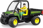 bruder john deere gator xuv 855d with driver photo