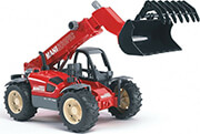 bruder manitou telehandler mlt 633 red gray photo
