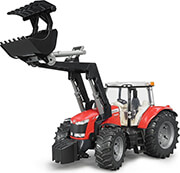 bruder massey ferguson 7624 with front loader photo