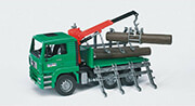 bruder man timber transport truck with loading crane and 3 tree trunks photo bruder man timber transport truck with loading crane and 3 tree trunks photo