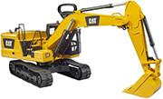 bruder cat shovel excavator yellow black photo