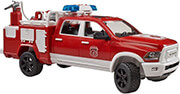 bruder ram 2500 fire department vehicle with lights and sound photo