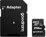goodram m1aa 256gb microsdxc memory card c10 uhs i adapter m1aa 2560r12 photo