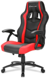 sharkoon skiller sgs1 gaming seat black red photo